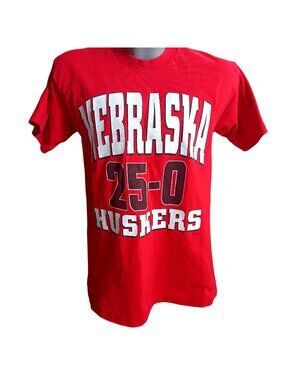 True Vintage T-shirt Large Single Stitch Big Red Nebraska Huskers 1995 Champs